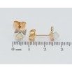 Сережки Xuping колір 18K з кристалами Swarovski пусети Банти з кристальними кубиками Shimmer фото №2 Сережки Xuping колір 18K з кристалами Swarovski пусети Банти з кристальними кубиками Shimmer фото №2