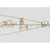 Набор Xuping цвет 18K с кр-ми Swarovski Серьги Кулон на цепочке Кристальные цветочки АВ длина 42-47см фото №2 Набор Xuping цвет 18K с кр-ми Swarovski Серьги Кулон на цепочке Кристальные цветочки АВ длина 42-47см фото №2
