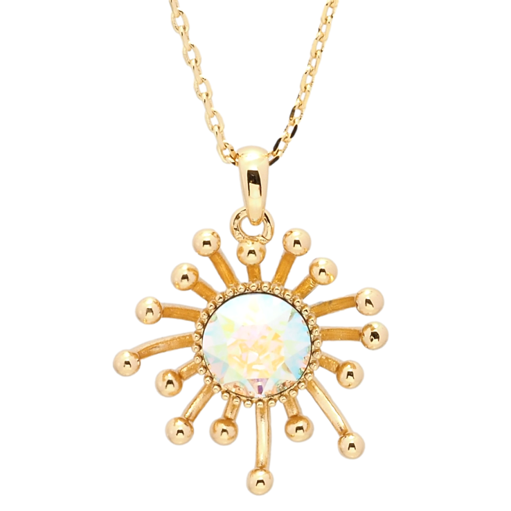 Кулон Xuping колір 18K з кр-ми Swarovski на ланцюжку Квітка з кристалом АВ довжина 40-45см х 1мм фото №12 Кулон Xuping колір 18K з кр-ми Swarovski на ланцюжку Квітка з кристалом АВ довжина 40-45см х 1мм фото №12