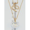 Кулон Xuping цвет 18K с кр-ми Swarovski на цепочке Кристальное сердце Shimmer длина 40-45см х 1мм фото №2 Кулон Xuping цвет 18K с кр-ми Swarovski на цепочке Кристальное сердце Shimmer длина 40-45см х 1мм фото №2