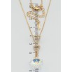 Кулон Xuping колір 18K з кр-ми Swarovski на ланцюжку Кристальна квітка Shimmer довжина 41-46см х 1мм фото №2 Кулон Xuping колір 18K з кр-ми Swarovski на ланцюжку Кристальна квітка Shimmer довжина 41-46см х 1мм фото №2