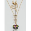 Кулон Xuping цвет 18K с кр-ми Swarovski на цепочке Кристальный цветок Vitrail Medium длина 41-46см х 1мм фото №2 Кулон Xuping цвет 18K с кр-ми Swarovski на цепочке Кристальный цветок Vitrail Medium длина 41-46см х 1мм фото №2