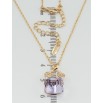 Кулон Xuping цвет 18K с кр-ми Swarovski на цепочке Кристальный Tanzanite длина 40-45см х 1мм фото №2 Кулон Xuping цвет 18K с кр-ми Swarovski на цепочке Кристальный Tanzanite длина 40-45см х 1мм фото №2