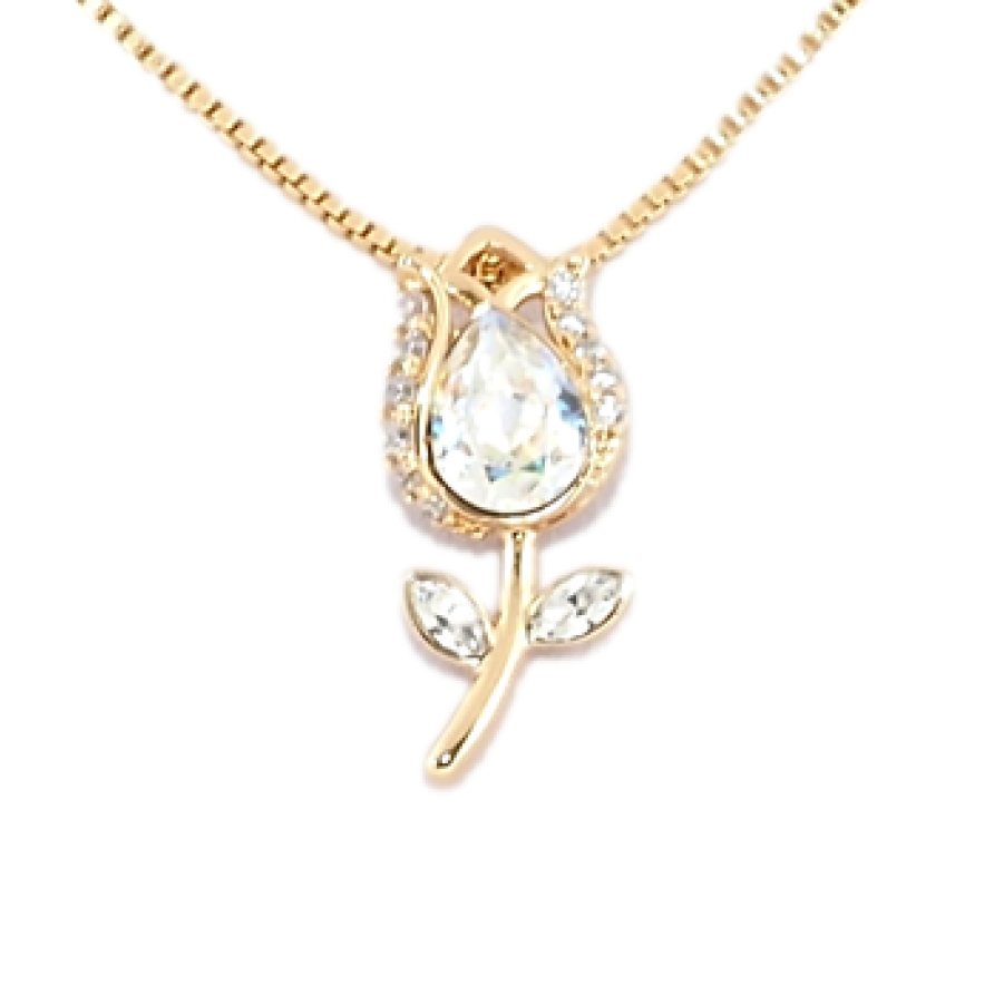 Кулон Xuping цвет 18K с кр-ми Swarovski на цепочке Цветок с кристаллом Shimmer длина 46-51см х 1мм фото №1 Кулон Xuping цвет 18K с кр-ми Swarovski на цепочке Цветок с кристаллом Shimmer длина 46-51см х 1мм фото №1