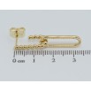 Сережки Xuping QQMM Позолота 14K пусети Декоративні підвіски фото №2 Сережки Xuping QQMM Позолота 14K пусети Декоративні підвіски фото №2