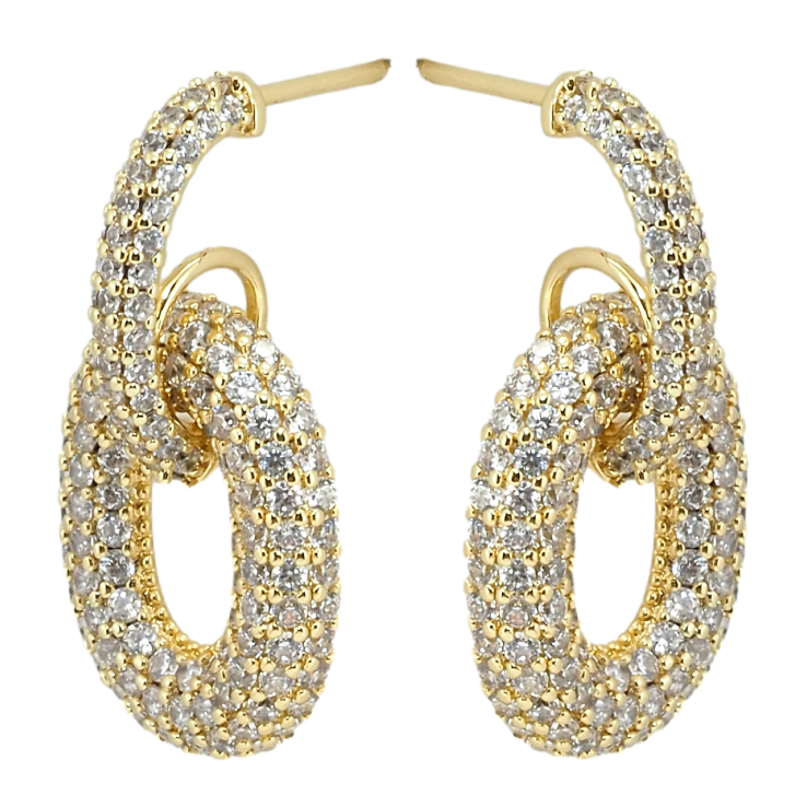 Сережки Xuping QQMM Позолота 14K пусети Інкрустація цирконієм фото №4 Сережки Xuping QQMM Позолота 14K пусети Інкрустація цирконієм фото №4