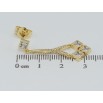 Сережки Xuping QQMM Позолота 14K пусети Підвіски з фіанітами фото №2 Сережки Xuping QQMM Позолота 14K пусети Підвіски з фіанітами фото №2