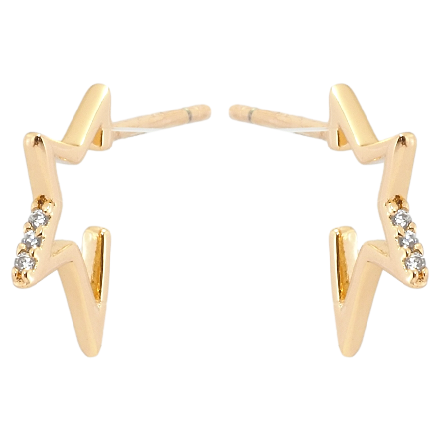 Сережки Xuping QQMM Позолота 18K пусети Зірки з цирконієм фото №1 Сережки Xuping QQMM Позолота 18K пусети Зірки з цирконієм фото №1