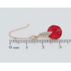 Серьги Xuping цвет 18K с кристаллами Swarovski французский замок Подвески с кристаллами Light Siam фото №2