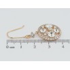 Серьги Xuping цвет 18K с кристаллами Swarovski французский замок Подвески с кристаллами Clear фото №2 Серьги Xuping цвет 18K с кристаллами Swarovski французский замок Подвески с кристаллами Clear фото №2
