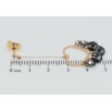 Серьги Xuping цвет 18K с кристаллами Swarovski пусеты Подвески сердечки с кристаллами Graphite фото №2 Серьги Xuping цвет 18K с кристаллами Swarovski пусеты Подвески сердечки с кристаллами Graphite фото №2