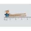 Серьги Xuping цвет 18K с кристаллами Swarovski пусеты Кристальные звезды Capri Blue с подвесками фото №2 Серьги Xuping цвет 18K с кристаллами Swarovski пусеты Кристальные звезды Capri Blue с подвесками фото №2