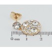 Серьги Xuping цвет 18K с кристаллами Swarovski пусеты Круглые подвески с кристаллами Clear фото №2 Серьги Xuping цвет 18K с кристаллами Swarovski пусеты Круглые подвески с кристаллами Clear фото №2