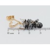 Сережки Xuping колір 18K з кристалами Swarovski пусети Сердечки з кристалами Graphite фото №2 Сережки Xuping колір 18K з кристалами Swarovski пусети Сердечки з кристалами Graphite фото №2