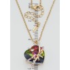 Кулон Xuping 18K с кр-ми Swarovski на цепочке Кристальное сердце Vitrail Medium с бантом длина 40-45см х 2мм фото №2 Кулон Xuping 18K с кр-ми Swarovski на цепочке Кристальное сердце Vitrail Medium с бантом длина 40-45см х 2мм фото №2