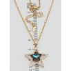 Кулон Xuping 18K с кр-ми Swarovski на цепочке Звезда с кристаллом Capri Blue длина 40-45см х 2мм фото №2 Кулон Xuping 18K с кр-ми Swarovski на цепочке Звезда с кристаллом Capri Blue длина 40-45см х 2мм фото №2