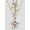 Кулон Xuping 18K с кр-ми Swarovski на цепочке Звезда с кристаллом Paradise Shine длина 40-45см х 2мм фото №2 Кулон Xuping 18K с кр-ми Swarovski на цепочке Звезда с кристаллом Paradise Shine длина 40-45см х 2мм фото №2