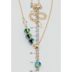 Подвеска Xuping 18K с кр-ми Swarovski на цепочке Кристальные бусины Vitrail Medium длина 46-51см х 1мм фото №2 Подвеска Xuping 18K с кр-ми Swarovski на цепочке Кристальные бусины Vitrail Medium длина 46-51см х 1мм фото №2