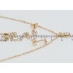 Набор Xuping цвет 18K с кр-ми Swarovski Серьги Кулон на цепочке Яблочки Clear длина 40-45см х 2мм фото №2 Набор Xuping цвет 18K с кр-ми Swarovski Серьги Кулон на цепочке Яблочки Clear длина 40-45см х 2мм фото №2