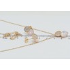 Набор Xuping цвет 18K с кр-ми Swarovski Серьги Кулон на цепочке Кристаллы Pink Opal длина 40-45см х 1мм фото №2 Набор Xuping цвет 18K с кр-ми Swarovski Серьги Кулон на цепочке Кристаллы Pink Opal длина 40-45см х 1мм фото №2
